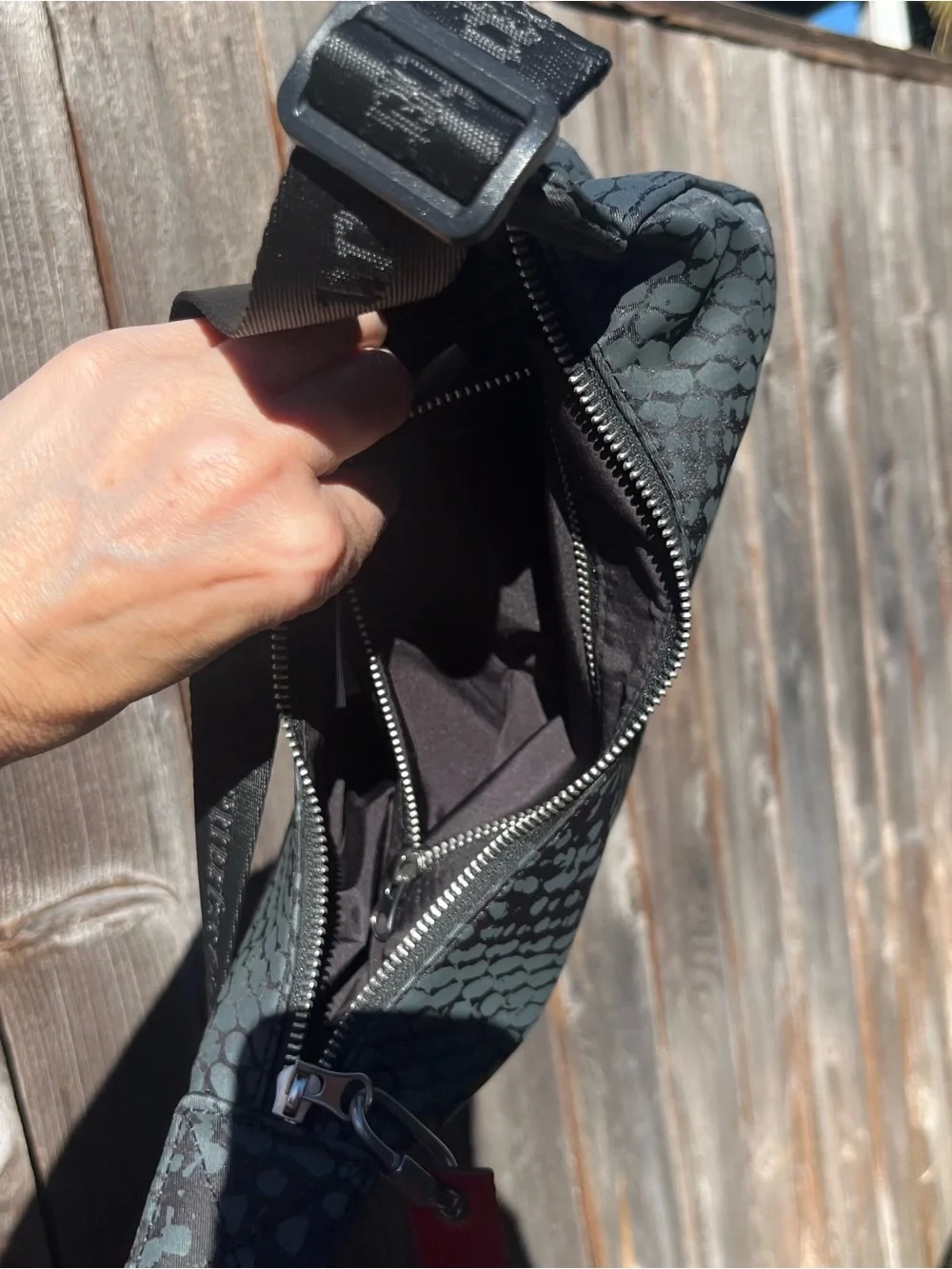 Reputation Album Taylor Swift black snakeskin handbag